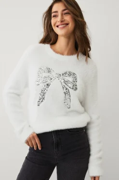 Ellos Collection Jultröja med dekorativt julmotiv