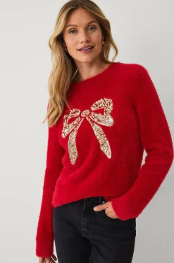 Ellos Collection Jultröja med dekorativt julmotiv