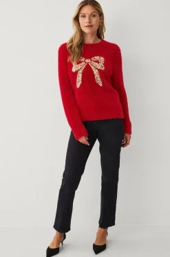 Ellos Collection Jultröja med dekorativt julmotiv