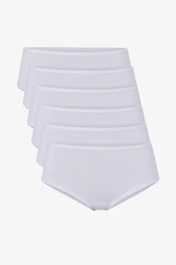 Ellos Collection 6-pack Hipstertrosa i bomullstrikå