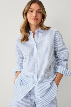 Ellos Collection Relaxed skjorta i bomullspoplin