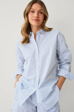 Ellos Collection Relaxed skjorta i bomullspoplin