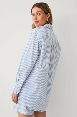 Ellos Collection Relaxed skjorta i bomullspoplin
