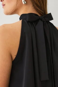 Ellos Collection Ärmlös blus med volang