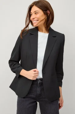 Ellos Collection Slim fit kavaj med rynkade ärmar
