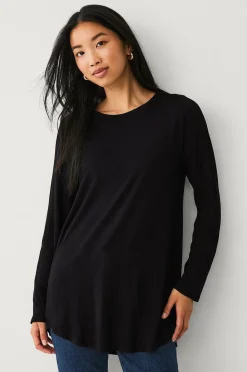 Ellos Collection Tunika i viskostrikå