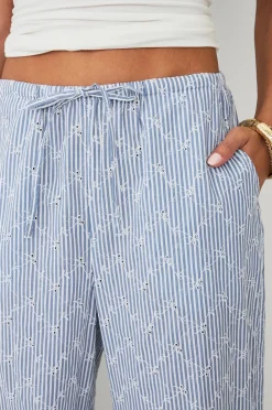 Ellos Collection Vida byxor med broderie anglaise