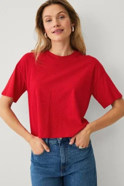 Ellos Collection Vid t-shirt i bomull