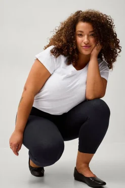 Ellos Plus collection Leggings med hög midja och 3/4-längd