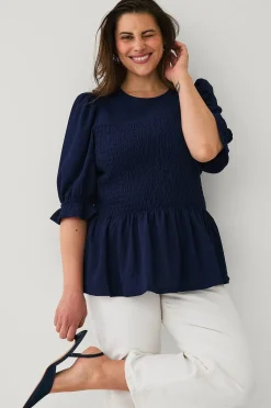 Ellos Plus collection Topp med smock