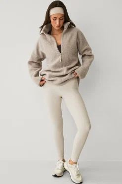 Ellos STUDIO Tröja Half Zip Pile Core