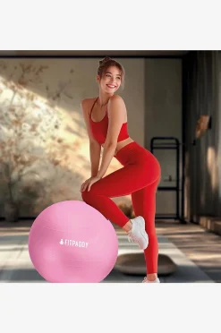 FITPADDY Pilatesboll 65cm Pink Edition