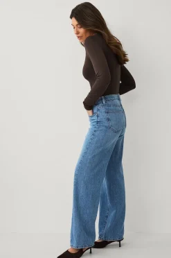 Gina Tricot Jeans Low Wide