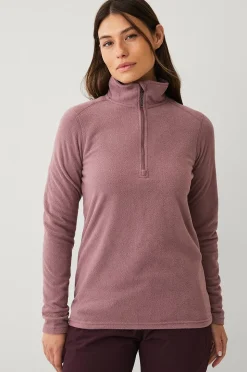 Áhkká Fleecetröja Fleece Basic Half Zip W