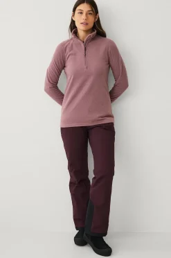 Áhkká Fleecetröja Fleece Basic Half Zip W