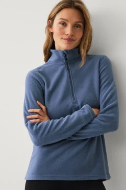 Áhkká Fleecetröja Fleece Basic Half Zip W