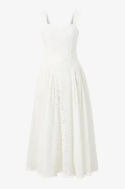 Joelle Maxiklänning med broderie anglaise