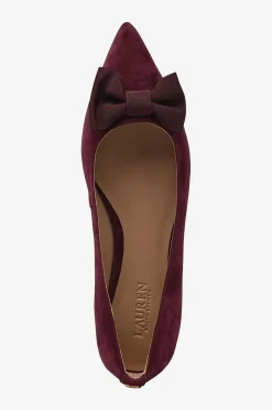 Lauren Ralph Lauren Ballerinaskor Londyn Bow-Flats-Ballet