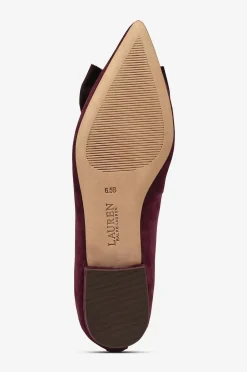 Lauren Ralph Lauren Ballerinaskor Londyn Bow-Flats-Ballet