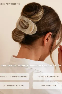 Lenoites Flat Hair Clip