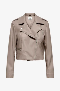 Only Carmakoma Bikerjacka carCarmen Faux Leather Biker Otw NO