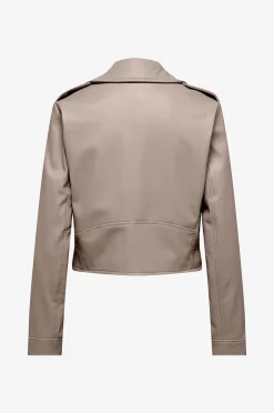 Only Carmakoma Bikerjacka carCarmen Faux Leather Biker Otw NO