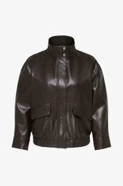 Only Carmakoma Bomberjacka carJulia Faux Leather Ovz.