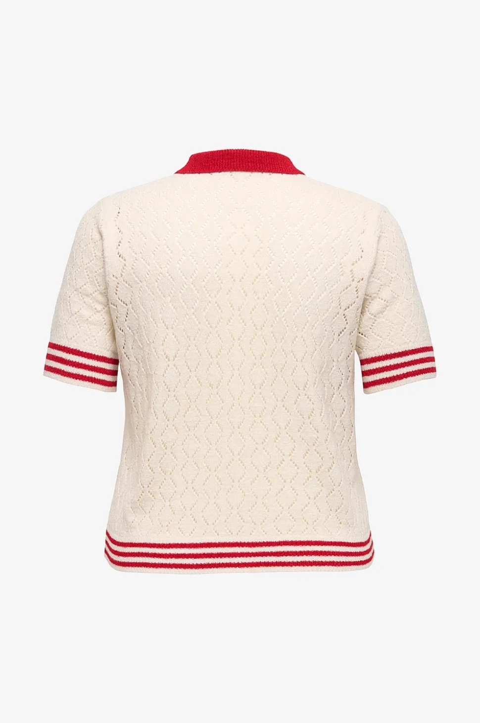 Only Carmakoma Tröja carSunny SS Pointelle Polo Knt