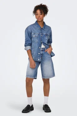 Only Jeansshorts onlMate Reg Baggy Long Shorts Dnm N