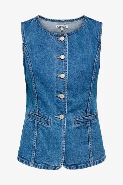 Only Jeansväst onlGiulina S/L Button