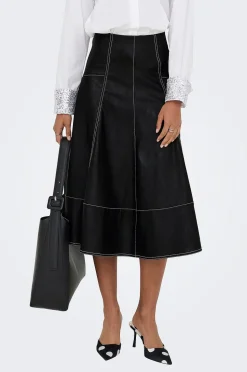 Only Kjol OnlJosie Faux Leather Skirt CC Otw