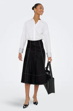 Only Kjol OnlJosie Faux Leather Skirt CC Otw