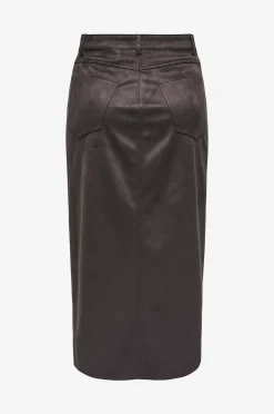Only Kjol onlNala Life Faux Suede Slit