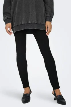 Only Leggings Onlpeony Life HW Rib Zip Legging CC