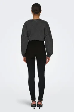 Only Leggings Onlpeony Life HW Rib Zip Legging CC