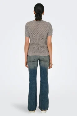 Only Tröja onlSaga SS O-neck Knt
