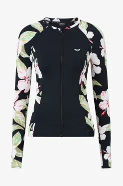 Roxy Badtröja LS Zip Lycra