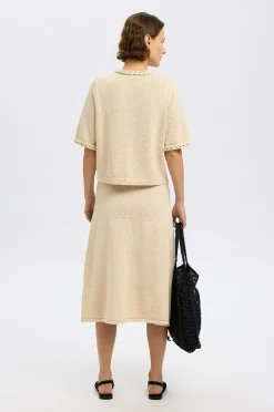 Selected Women Kjol slfAlma MW Knit Skirt