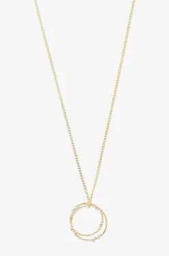 Snö of Sweden Halsband Lorrie Big Round Crystal Neck 60 cm