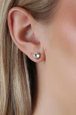 Snö of Sweden Örhänge Callie Small Crystal Pin Ear