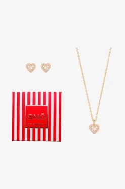Snö of Sweden Set med halsband och örhängen Carol