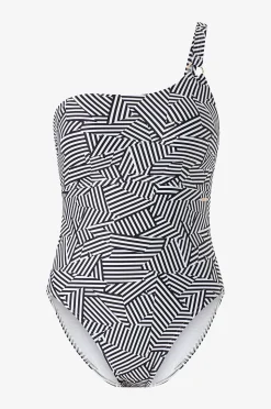 Speedo Baddräkt Shaping Printed Asymmetric 1 Piece