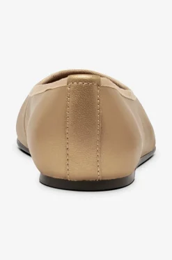 Tommy Hilfiger Ballerinaskor Gold Leather Ballerina
