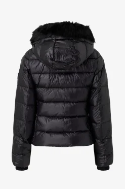 Tommy Hilfiger Dunjacka Gloss HW Down Slim Jacket W Fur
