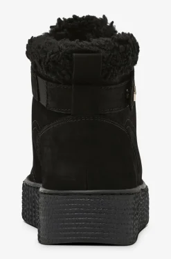 Tommy Hilfiger Kängor Faux Fur Nubuck Low Lace-up