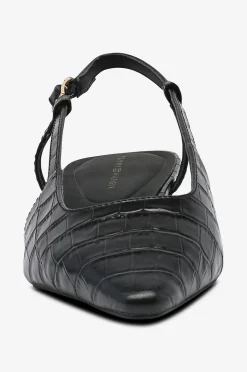 Tommy Hilfiger Slingbacks Croc Slanted Heel