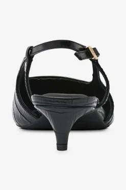 Tommy Hilfiger Slingbacks Croc Slanted Heel