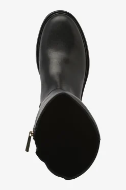 Tommy Hilfiger Stövlar TH Logo Leather Long Boot