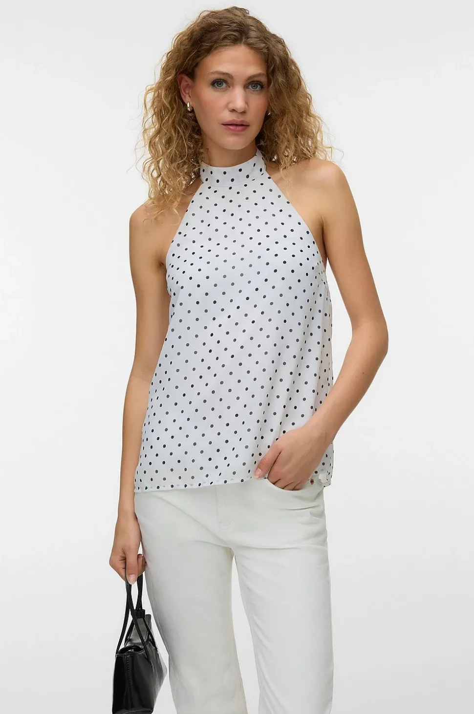 Vero Moda Blus vmWillow SL Halterneck Scarf Top WV