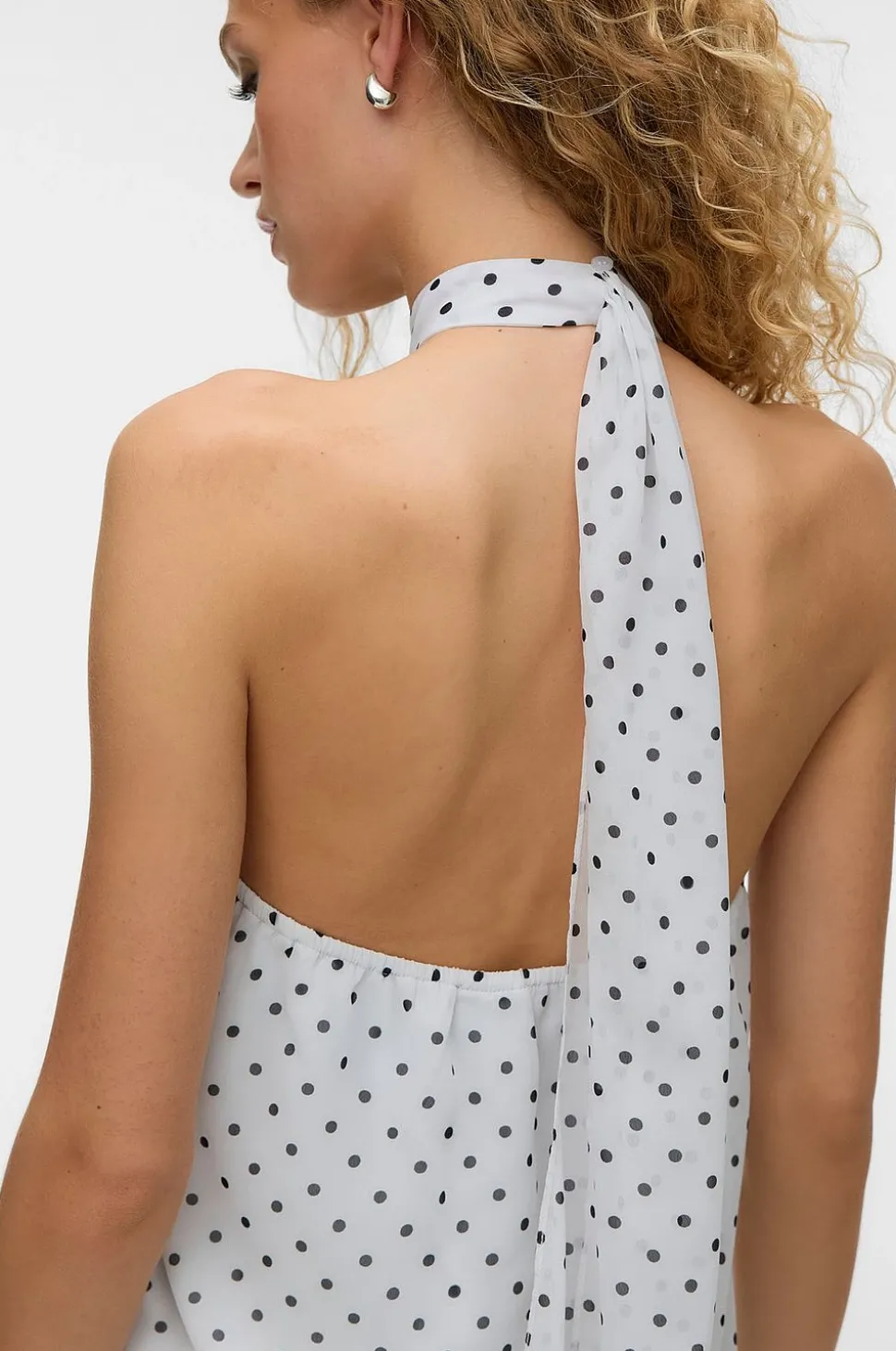 Vero Moda Blus vmWillow SL Halterneck Scarf Top WV